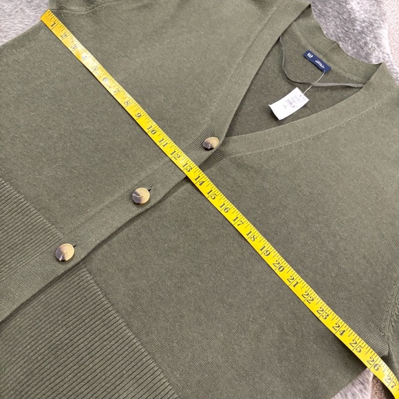 NWT GAP 24/7 Split Hem Linen Blend Oversized Cardigan - Picture 10 of 11